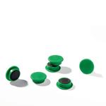 Magnesy do tablic średnica 15 mm zielone 8 sztuk /470105/ w sklepie internetowym dobiura24.pl