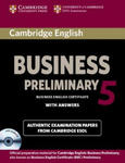 Cambridge English Business 5 Preliminary Self-study Pack (Student's Book with Answers and Audio CD) w sklepie internetowym Libristo.pl