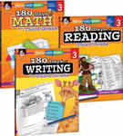 180 Days of Reading, Writing and Math for Third Grade 3-Book Set w sklepie internetowym Libristo.pl