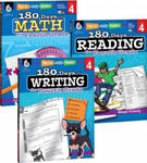 180 Days of Reading, Writing and Math for Fourth Grade 3-Book Set w sklepie internetowym Libristo.pl