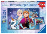 Ravensburger Kinderpuzzle - 09074 Frozen - Nordlichter - Puzzle für Kinder ab 4 Jahren, Disney Frozen Puzzle mit 2x24 Teilen w sklepie internetowym Libristo.pl