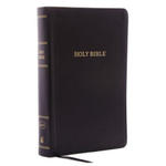 KJV Holy Bible, Personal Size Giant Print Reference Bible, Black Bonded Leather, Thumb Indexed, 43,000 Cross References, Red Letter, Comfort Print: Ki w sklepie internetowym Libristo.pl