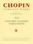 Concert Allegro Variations: Chopin Complete Works Vol. XIII w sklepie internetowym Libristo.pl