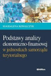 Podstawy analizy ekonomiczno-finansowej w jednostkach samorządu terytorialnego w sklepie internetowym Libristo.pl