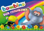 Blok rysunkowy A4 Bambino 20 kartek Mini zoo słoń w sklepie internetowym Libristo.pl