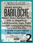 Hiking Around Bariloche Map 2 Nahuel Huapi National Park Villa La Angostura Los Arrayanes, Lago Traful Complete Trekking/Hiking/Walking Topographic Ma w sklepie internetowym Libristo.pl