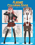 Anime Coloring Book With 3 Styles of Anime: Adorable Manga and Anime Characters set on Anime For Anime Lover, Adults, Teens (Manga coloring book) w sklepie internetowym Libristo.pl