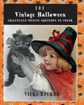 101 Vintage Halloween Grayscale Pencil Sketches to Color: A Grayscale Pencil Sketch Adult Coloring Book w sklepie internetowym Libristo.pl