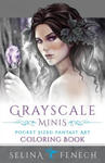 Grayscale Minis - Pocket Sized Fantasy Art Coloring Book w sklepie internetowym Libristo.pl