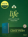 NLT Life Application Study Bible, Third Edition, Large Print (Leatherlike, Teal Blue, Indexed) w sklepie internetowym Libristo.pl