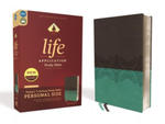 Niv, Life Application Study Bible, Third Edition, Personal Size, Leathersoft, Gray/Teal, Red Letter Edition w sklepie internetowym Libristo.pl
