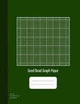 Seed Bead Graph Paper: Beadwork Paper, Seed Beading Grid Paper, Beading on a Loom, 100 Sheets, Green Cover (8.5x11) w sklepie internetowym Libristo.pl