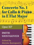 Concerto No. 1, Op. 107 By Dmitri Shostakovich. Edited By Rostropovich. For Cello and Piano Accompaniment. 20th Century. Difficulty w sklepie internetowym Libristo.pl