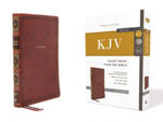 KJV Holy Bible, Giant Print Thinline Bible, Brown Leathersoft, Red Letter, Comfort Print: King James Version w sklepie internetowym Libristo.pl