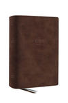 The Net, Abide Bible, Leathersoft, Brown, Comfort Print: Holy Bible w sklepie internetowym Libristo.pl