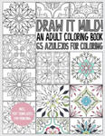 Azulejo coloring book for adults: Draw it mild! 65 Azulejos for coloring - for relaxation and stress relieve - gift book - incl. PDF printables w sklepie internetowym Libristo.pl