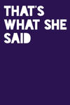 That's What She Said: Hexagon Paper - Large - .5" Per Side w sklepie internetowym Libristo.pl