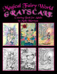 Magical Fairy World Grayscale Coloring Book by Molly Harrison w sklepie internetowym Libristo.pl