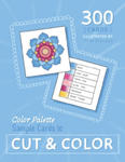 Color Palette Sample Cards to CUT & COLOR: Square Cards for Color Palette Testing and Sampling for Adult Coloring Artists, Painters, Illustrators w sklepie internetowym Libristo.pl