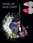 Make-up Face Chart: Schminken auf Papier Gesicht Vorlage für Beauty Vlogger Make up Artists Visagisten Kosmetikerin w sklepie internetowym Libristo.pl