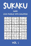 Sukaku Hard 200 Puzzle With Solution Vol 1: Exciting Sudoku variation, puzzle booklet, 2 puzzles per page w sklepie internetowym Libristo.pl