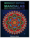 Midnight Edition Mandala: Adult Coloring Book 50 Mandala Images Stress Management Coloring Book For Relaxation, Meditation, Happiness and Relief w sklepie internetowym Libristo.pl