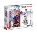 Puzzle 104 Supercolor + Puzzle 3D Disney Frozen II w sklepie internetowym Libristo.pl