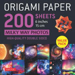 Origami Paper 200 sheets Milky Way Photos 6 Inches (15 cm) w sklepie internetowym Libristo.pl