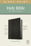 NLT Personal Size Giant Print Bible, Filament Enabled Edition (Red Letter, Leatherlike, Black/Onyx) w sklepie internetowym Libristo.pl