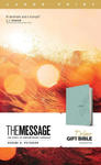 The Message Deluxe Gift Bible, Large Print (Leather-Look, Teal): The Bible in Contemporary Language w sklepie internetowym Libristo.pl