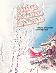 VINTAGE CHRISTMAS LANDSCAPE vintage Christmas coloring book w sklepie internetowym Libristo.pl