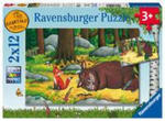 Ravensburger Kinderpuzzle 05226 - Grüffelo und die Tiere des Waldes - 2x12 Teile Puzzle für Kinder ab 3 Jahren w sklepie internetowym Libristo.pl