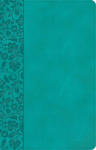 NASB Large Print Personal Size Reference Bible, Teal Leathertouch w sklepie internetowym Libristo.pl