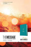 The Message Deluxe Gift Bible (Leather-Look, Hosanna Teal): The Bible in Contemporary Language w sklepie internetowym Libristo.pl