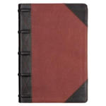 KJV Giant Print Full-Size Bible Two-Tone Brandy/Brown Full Grain Leather w sklepie internetowym Libristo.pl