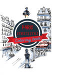 Paris Streets Style Coloring book: Creative Art Therapy for Mindfulness for Adults and teens, Eiffel tower, fashion, women, w sklepie internetowym Libristo.pl