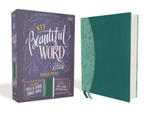 Niv, Beautiful Word Bible, Updated Edition, Peel/Stick Bible Tabs, Leathersoft, Teal, Red Letter, Comfort Print: 600+ Full-Color Illustrated Verses w sklepie internetowym Libristo.pl