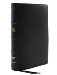 KJV, Thinline Bible, Large Print, Premium Goatskin Leather, Black, Premier Collection, Red Letter, Comfort Print w sklepie internetowym Libristo.pl