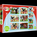 Puzzle Bing a přátelé MEGA PACK 10v1 w sklepie internetowym Libristo.pl