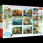 Puzzle Dinosauři MEGA PACK 10v1 w sklepie internetowym Libristo.pl