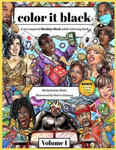 color it black: A 90's Inspired Blackity-Black Adult Coloring Book w sklepie internetowym Libristo.pl