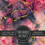 Pink Marble Abstract Scrapbook Paper Pad w sklepie internetowym Libristo.pl