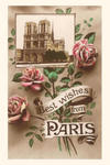 Vintage Journal Best Wishes from Paris, Notre Dame and Roses w sklepie internetowym Libristo.pl