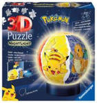 Ravensburger 3D Puzzle 11547 - Nachtlicht Puzzle-Ball Pokémon - 72 Teile - für Pokémon Fans ab 6 Jahren, LED Nachttischlampe mit Klatsch-Mechanismus w sklepie internetowym Libristo.pl