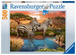 Ravensburger Puzzle 17376 Zebras am Wasserloch - 500 Teile Puzzle für Erwachsene und Kinder ab 12 Jahren w sklepie internetowym Libristo.pl