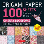 Origami Paper 100 Sheets Cherry Blossoms 6 (15 CM): Tuttle Origami Paper: Double-Sided Origami Sheets Printed with 12 Different Patterns (Instructions w sklepie internetowym Libristo.pl