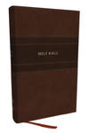 NKJV Holy Bible, Personal Size Large Print Reference Bible, Brown, Leathersoft, 43,000 Cross References, Red Letter, Thumb Indexed, Comfort Print: New w sklepie internetowym Libristo.pl