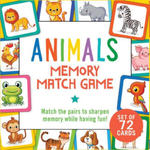 Animals Memory Match Game (Set of 72 Cards) w sklepie internetowym Libristo.pl