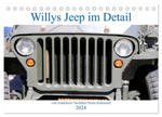 Willys Jeep im Detail vom Frankfurter Taxifahrer Petrus Bodenstaff (Tischkalender 2024 DIN A5 quer), CALVENDO Monatskalender w sklepie internetowym Libristo.pl