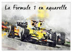 La Formule 1 en aquarelle (Calendrier mural 2024 DIN A3 vertical), CALVENDO calendrier mensuel w sklepie internetowym Libristo.pl